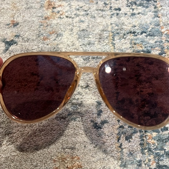 Ray-Ban Aviators in Transparent brown and purple polar lens - Picture 4 of 7